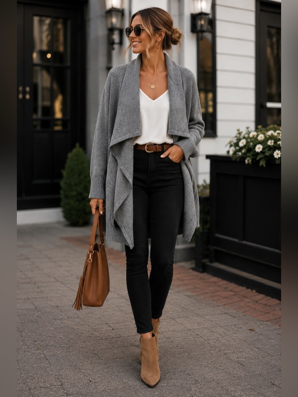 Verve Ami gray cardigan